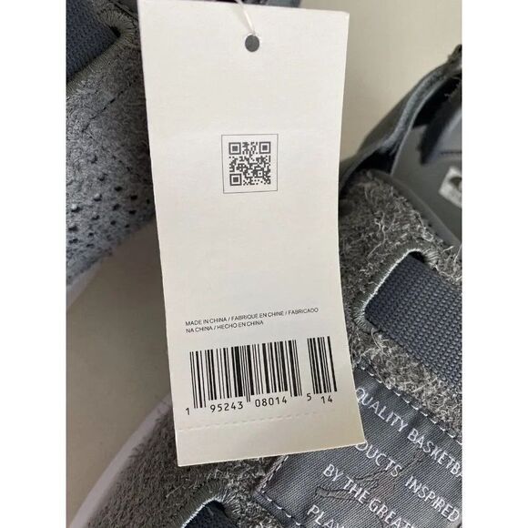 NIKE AIR JORDAN LS Slides Winter Grey Men’s Sz 9 DJ9857-002 NEW - Picture 2 of 11